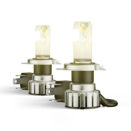 2er-Set LED-Autolampe NIGHT BREAKER VINTAGE H4 P43t/20W/12V 3000 K - Osram