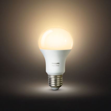 2er SET -  LED dimmbare Glühbirne Philips HUE WHITE E27/9W/230V