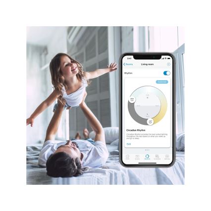2er-Set dimmbare LED-RGBW-Lampe A60 E27/9W/230V 2200-6500K Wi-Fi + Fernbedienung - WiZ