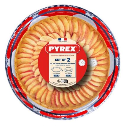 2er-Set PYREX-Kuchenformen Ø 26/28 cm
