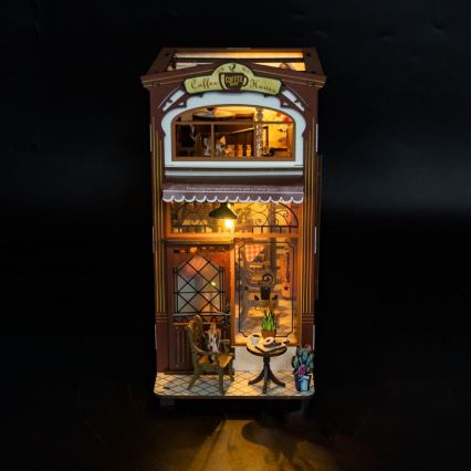 2Kids Toys - 3D-Puzzle LED-Buchstütze Café 2xAAA