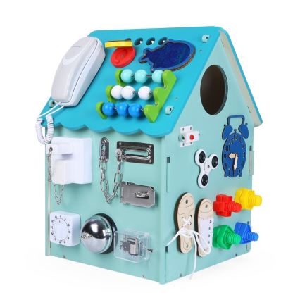 2Kids Toys - Activity Board Haus blau