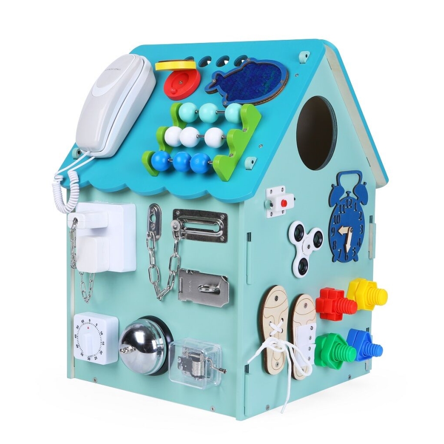 2Kids Toys - Activity Board Haus blau