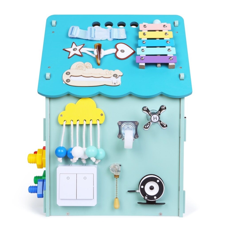 2Kids Toys - Activity Board Haus blau