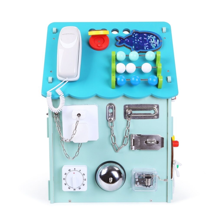 2Kids Toys - Activity Board Haus blau