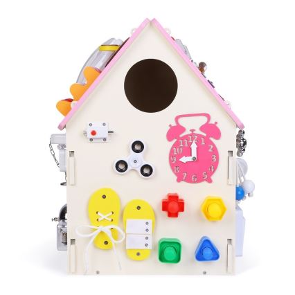 2Kids Toys - Activity Board Haus rosa