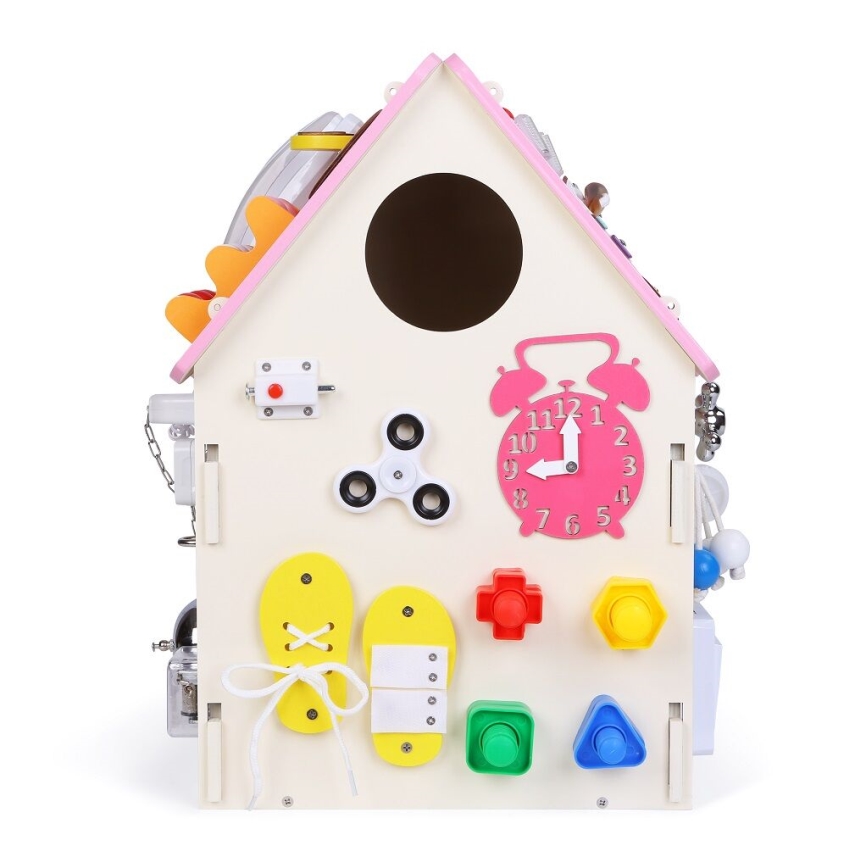 2Kids Toys - Activity Board Haus rosa