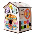 2Kids Toys - Beschäftigungsbrett Häuschen, weiß