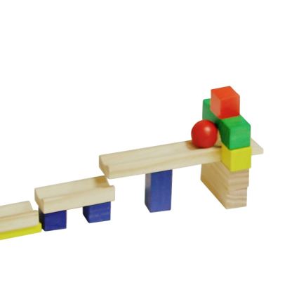 2Kids Toys - Buntes Domino aus Holz, 800 Stück