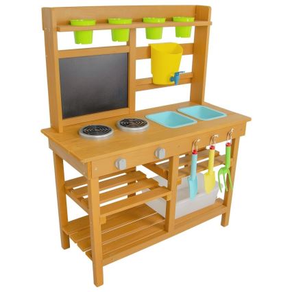 2Kids Toys - Gartenküche aus Holz