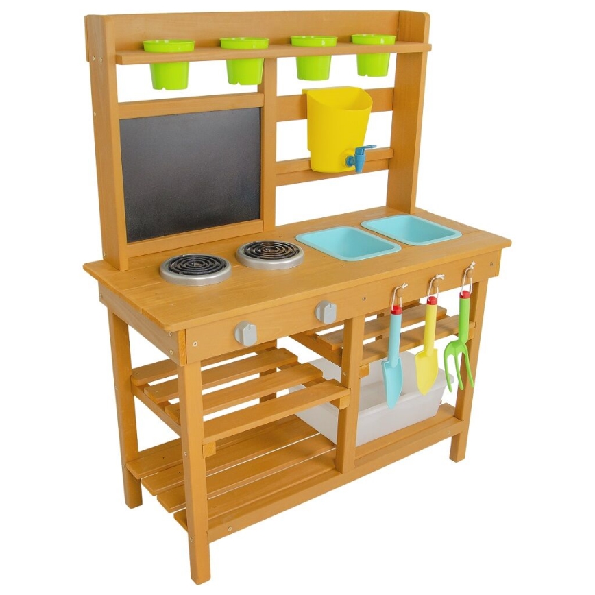 2Kids Toys - Gartenküche aus Holz