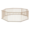 2Kids Toys - Kinder-Holzlaufgitter XXL 210x210 cm beige