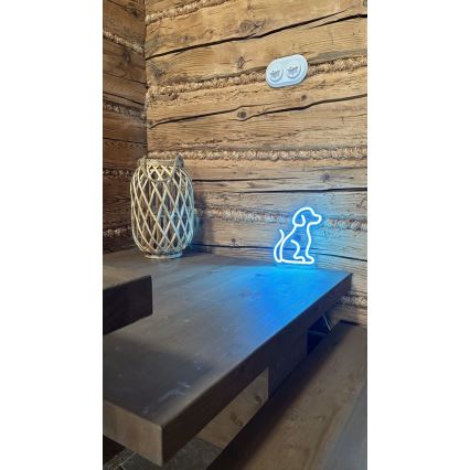 2Kids Toys - LED Neon Tischdekoration LED/5W/USB Hund