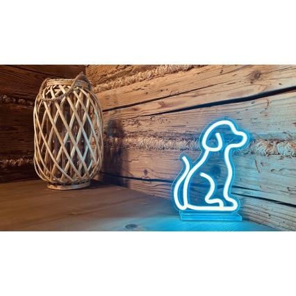 2Kids Toys - LED Neon Tischdekoration LED/5W/USB Hund