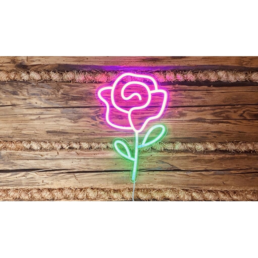 2Kids Toys - LED-Neon-Wanddekoration LED/5W/USB Rose