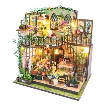 2Kids Toys - Miniatur-Haus Darcys Blumenhaus 2xAAA