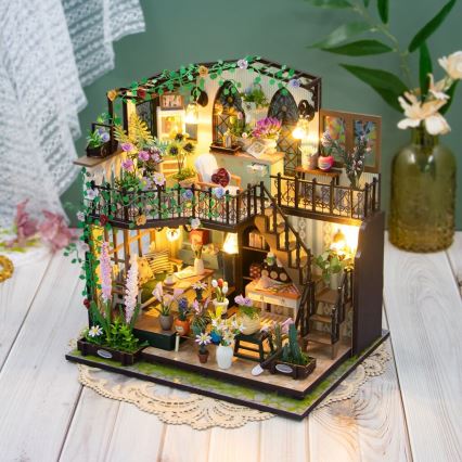 2Kids Toys - Miniatur-Haus Darcys Blumenhaus 2xAAA