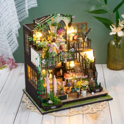 2Kids Toys - Miniatur-Haus Darcys Blumenhaus 2xAAA