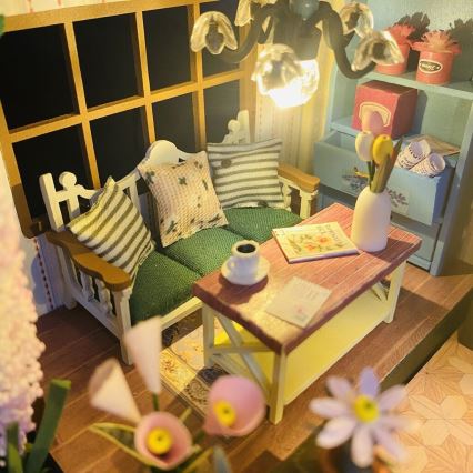 2Kids Toys - Miniatur-Haus Darcys Blumenhaus 2xAAA