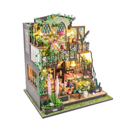 2Kids Toys - Miniatur-Haus Darcys Blumenhaus 2xAAA