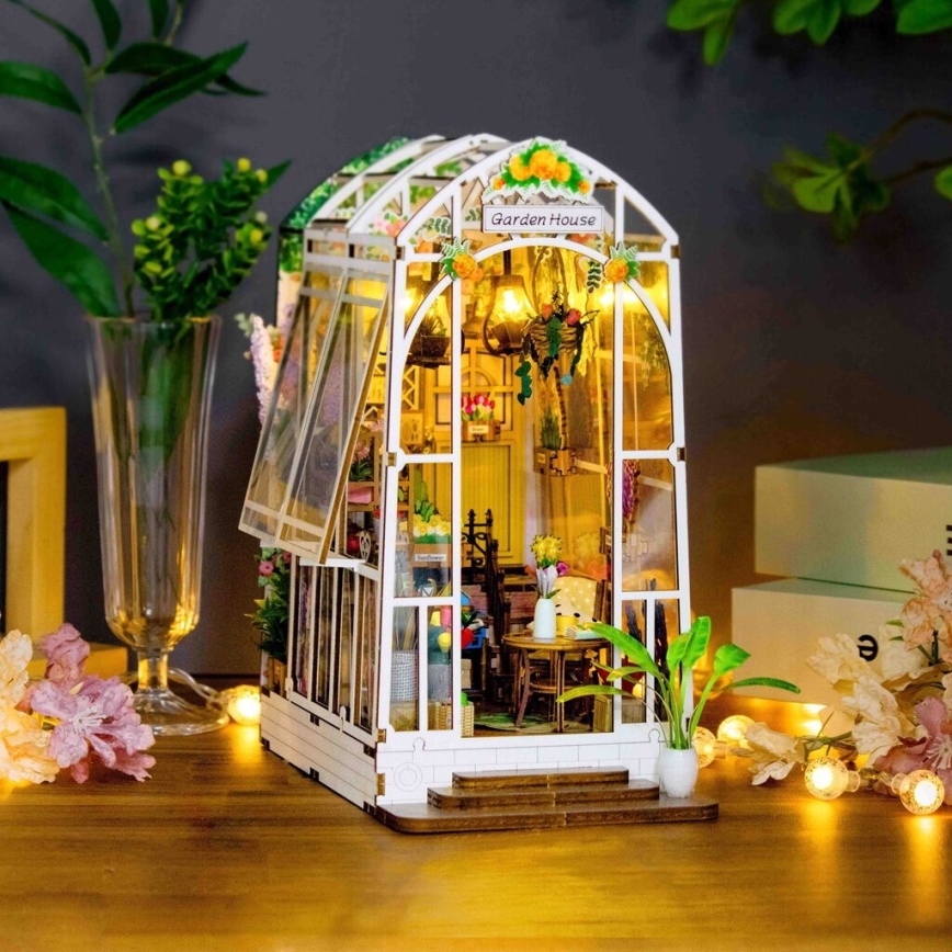 2Kids Toys - Miniatur-Haus Gartenhaus 2xAAA