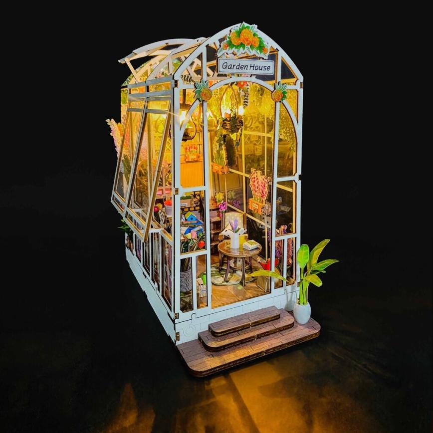 2Kids Toys - Miniatur-Haus Gartenhaus 2xAAA
