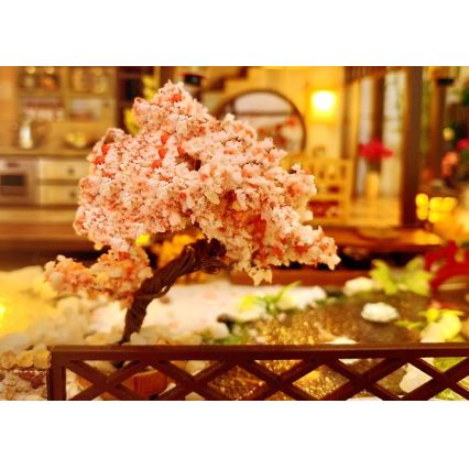 2Kids Toys - Miniatur des Hauses Prunkvolle Sakura-Villa 2xAAA