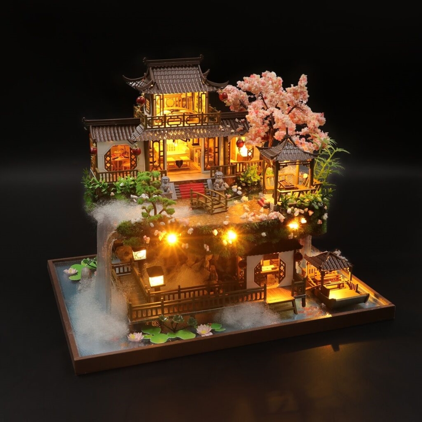 2Kids Toys - Miniatur-Haus Märchenhafte Villa 2xAAA