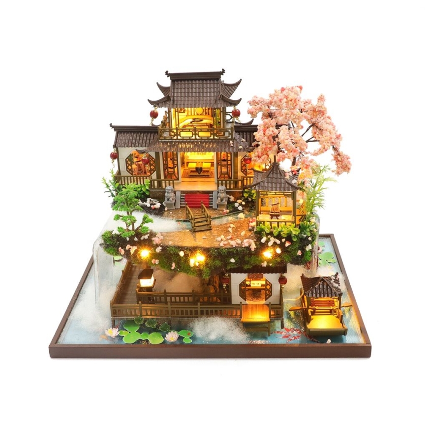 2Kids Toys - Miniatur-Haus Märchenhafte Villa 2xAAA