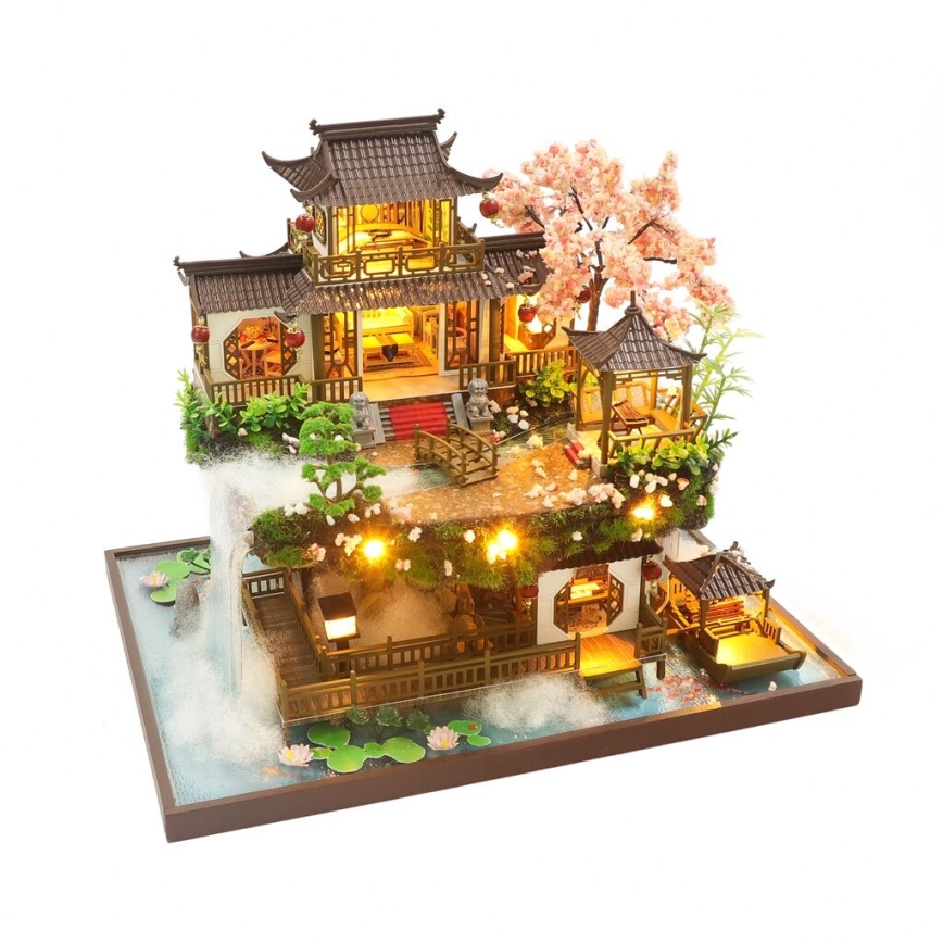 2Kids Toys - Miniatur-Haus Märchenhafte Villa 2xAAA