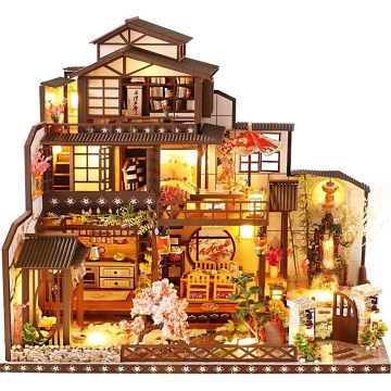 2Kids Toys - Miniatur-Haus Prächtige Sakura-Villa 2xAAA