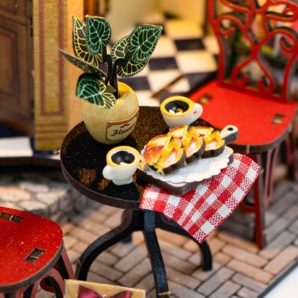 2Kids Toys - Miniatur des Hauses Juliinos Bäckerei 2xAAA