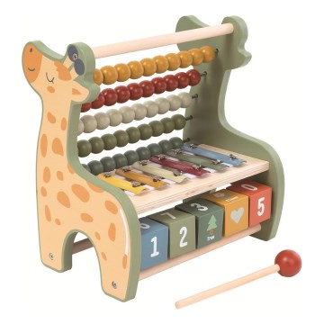 2Kids Toys - Multifunktionaler Holz-Abakus, Giraffe