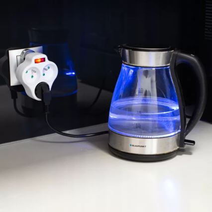 3-fach-Steckdosenleiste mit Schalter