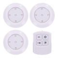 3er-Set dimmbare LED-Leuchten mit Fernbedienung LED/3xAAA