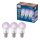 3er-Set dimmbare RGB-LED-Lampen Philips SMART A60 E27/8,8W/230V 2200-6500K