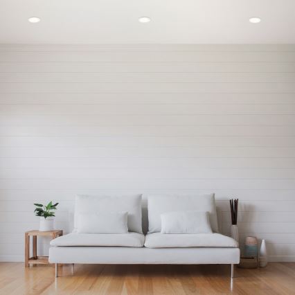 3er-Set LED-Badezimmer-Einbauleuchte LED/6W/230V 3000K IP44 Weiß