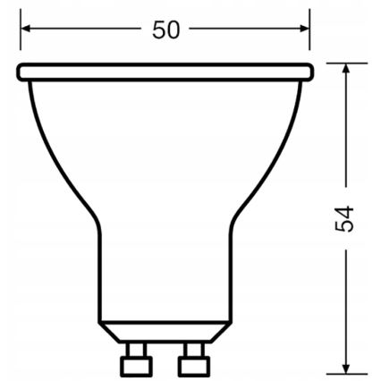 3er-Set LED-Reflektorlampe PAR16 GU10, 6,9 W, 230 V, 4000 K, 60° - Osram