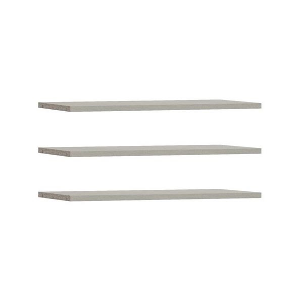 3er-Set TIRO-Regale, grau