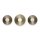 3er-Set Wandleuchten SUNPLISS, 1x G9/10W/230V, gold/creme