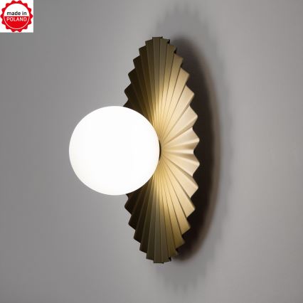3er-Set Wandleuchten SUNPLISS, 1x G9/10W/230V, gold/creme