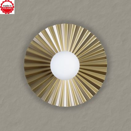 3er-Set Wandleuchten SUNPLISS, 1x G9/10W/230V, gold/creme