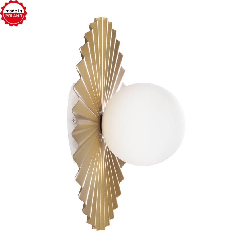 3er-Set Wandleuchten SUNPLISS, 1x G9/10W/230V, gold/creme