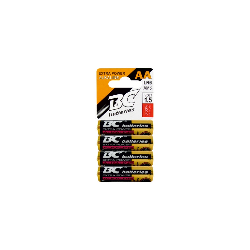 4 St Alkalibatterie EXTRA POWER AA 1,5V