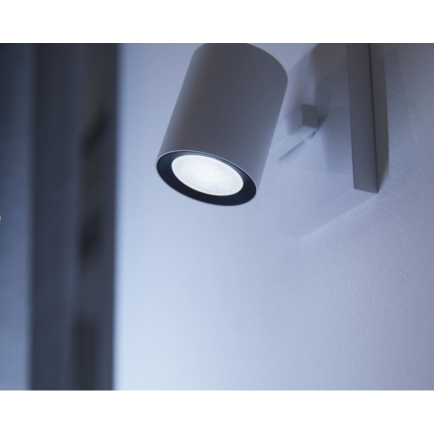 4er-Set dimmbarer LED-Leuchtmittel Philips Hue WHITE AMBIANCE GU10, 4,2 W, 230 V, 2200–6500 K