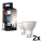 4er-Set dimmbarer LED-Leuchtmittel Philips Hue WHITE AMBIANCE GU10, 4,2 W, 230 V, 2200–6500 K
