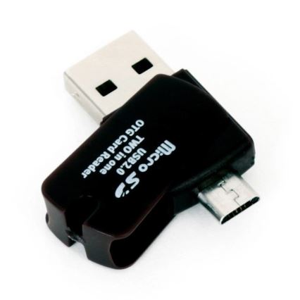 4in1 MicroSDHC 16GB + SD-Adapter + MicroSD-Leser + OTG-Adapter