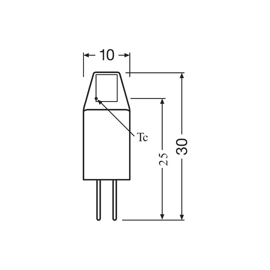 5er-Set LED-Leuchtmittel PIN MICRO G4/1W/12V 2700K - Osram