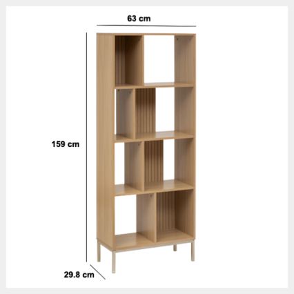 5five - Bücherregal GRID 63x159x30 cm braun