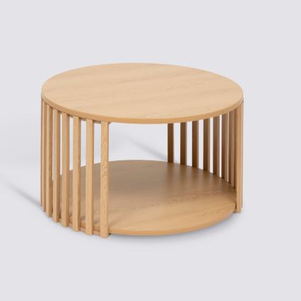 5five - Couchtisch VINKY, Ø 60 cm, braun